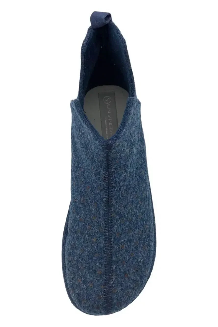 Unity in Diversity Palma Wool Slipper Booties Starry Blue EU 37 NEW